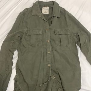 American eagle utility shirt/button-up